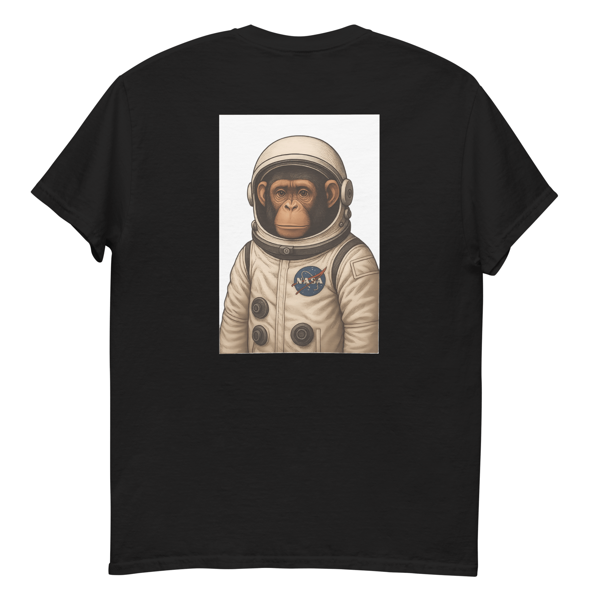 tshirt with an astronaut ape interstellar