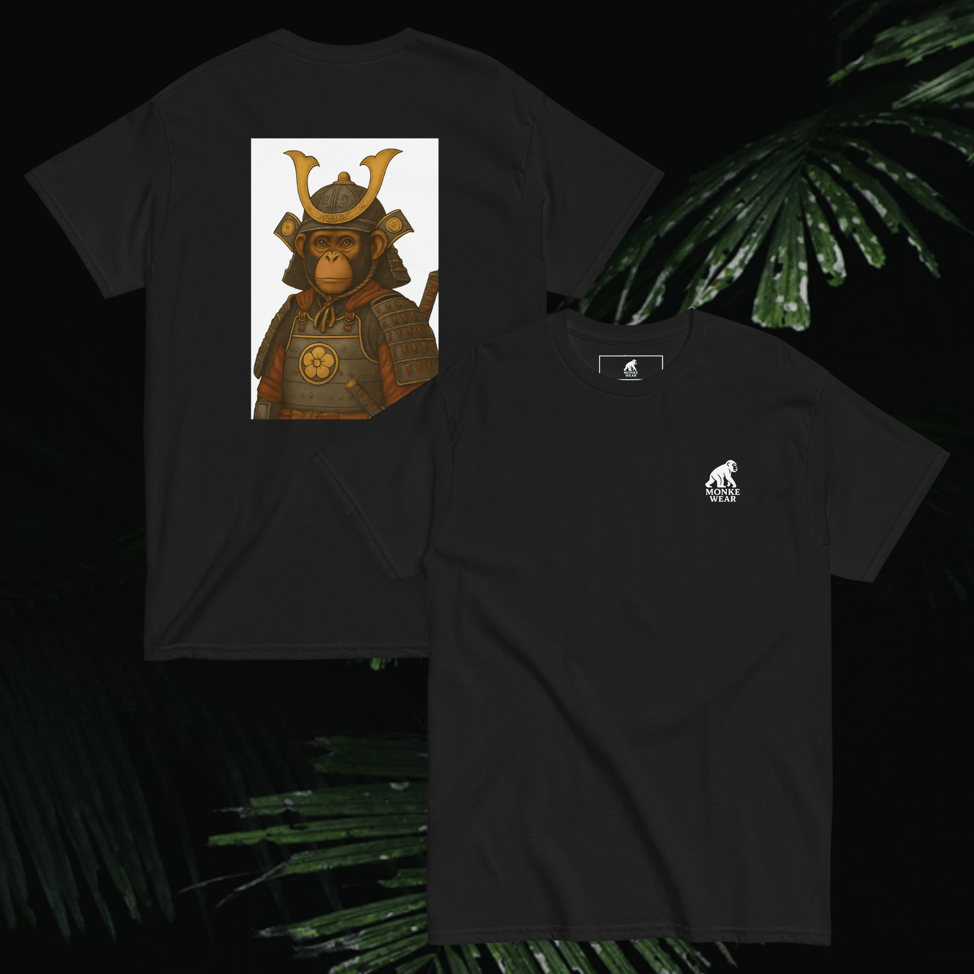 tshirt with samurai ape